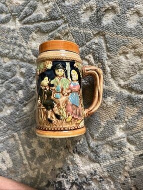vintage ceramic beer stein